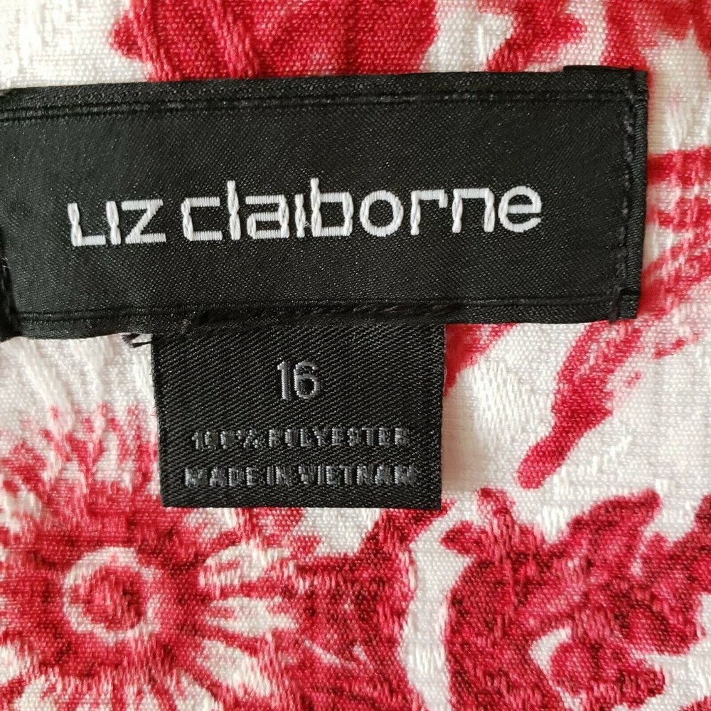 Liz Claiborne A-Line Sleeveless Dress Floral - Picture 5 of 5